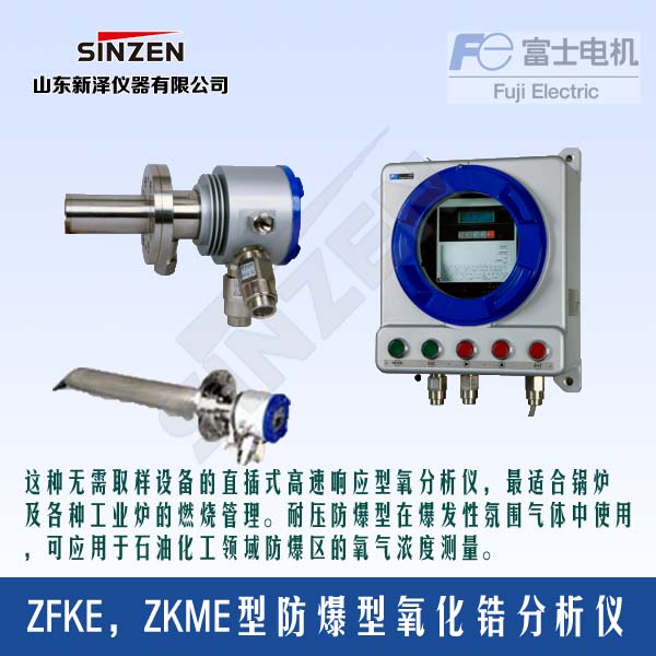 ZFKE/ZKME型耐壓防爆型氧化鋯分析儀